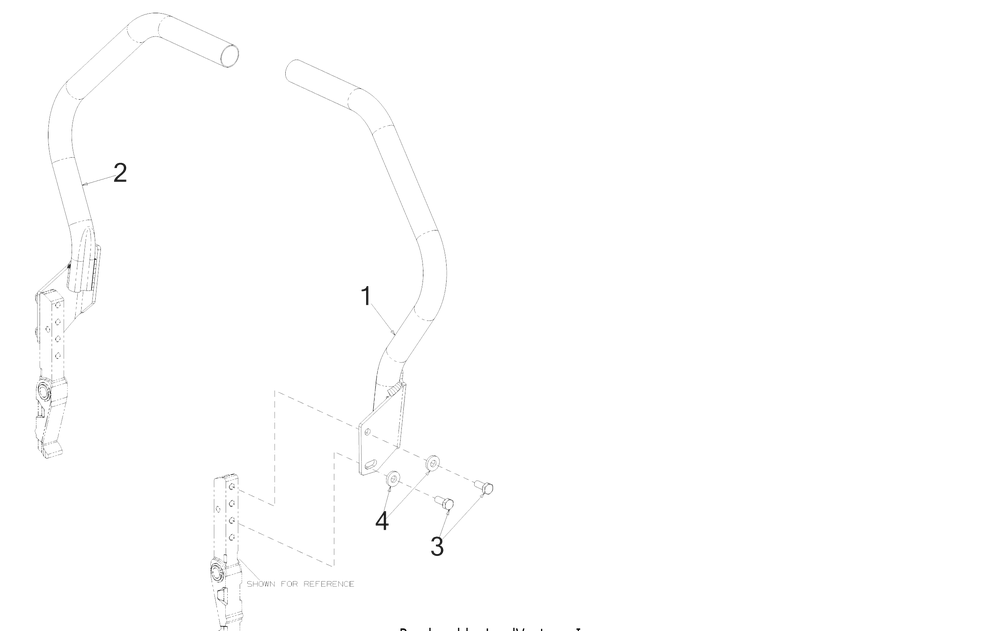Lapbar Adjustment Diagram and Parts List for Z-FORCEL60KH (17ASDALD056)(2018) Cub Cadet Lawn Tractor